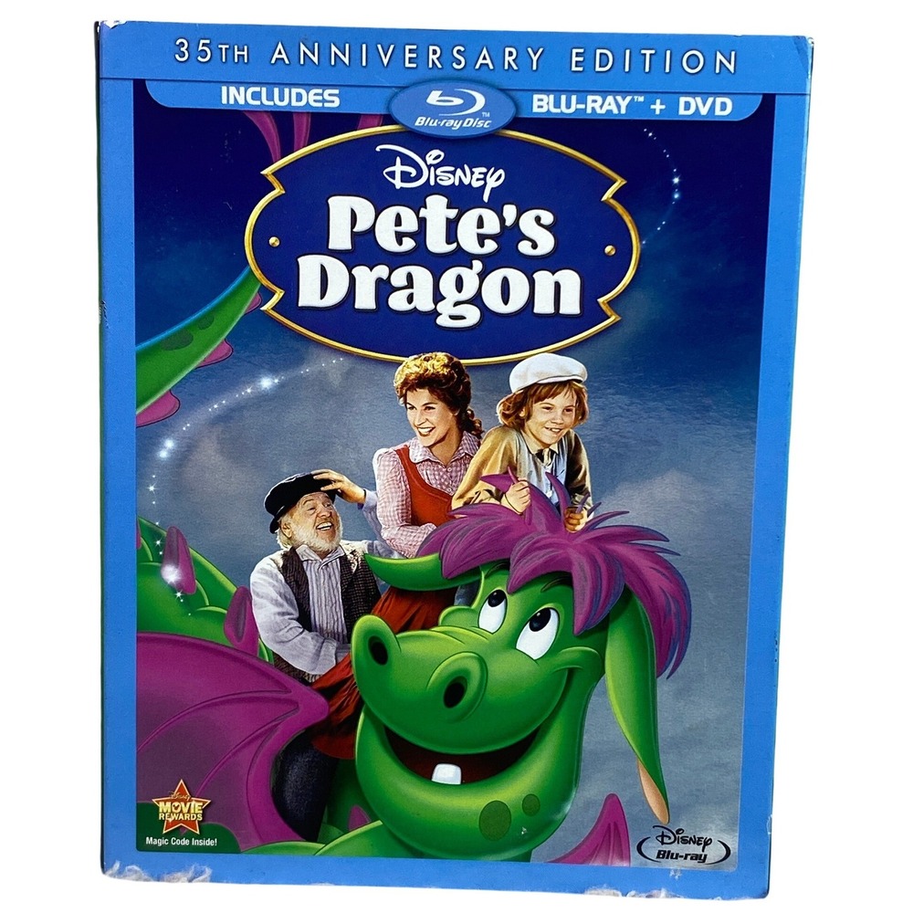 Disney Petes Dragon Blue Ray‎ DVD 35th Anniversary Edition Movie Sealed
